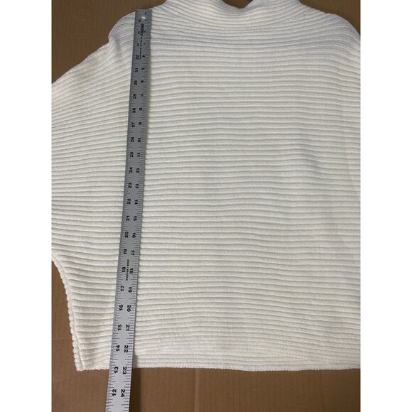 ANTHROPOLOGIE SWEATER 1X PLUS KNIT WHITE PREPPY CLASSY - Picture 11 of 11